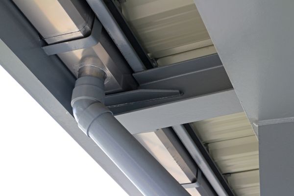PVC Downspout Installation in Flint