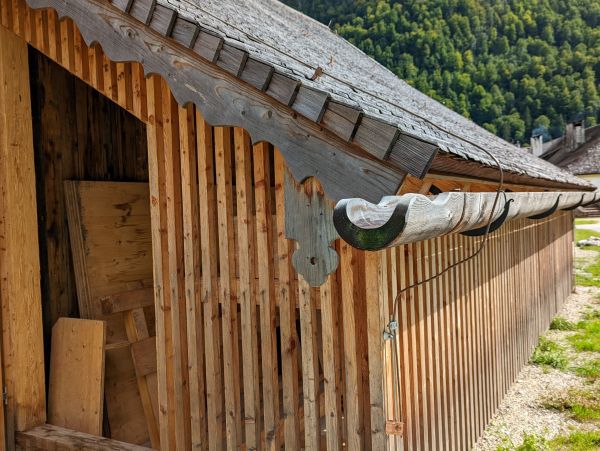 Wood Gutter Installation in Flint