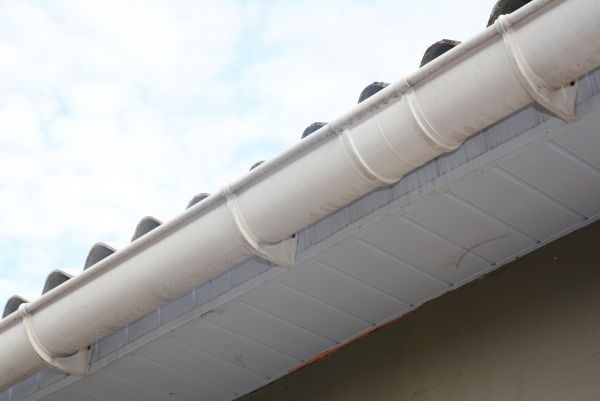 Plastic Gutter Installation in Flint