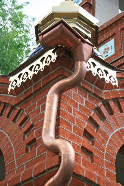 Church Downspout Installation in Flint